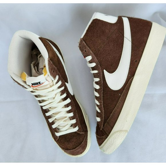 MEN\'S NIKE BLAZER MID 77 VINTAGE BROWN WHITE DV7006-200 main image 5
